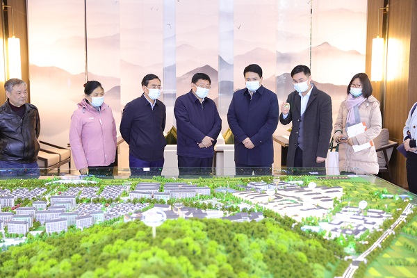 省民政廳廳長張冬云一行調(diào)研濱湖雅園項(xiàng)目